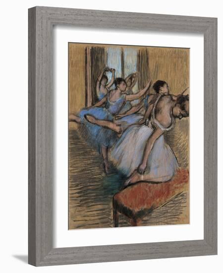 The Dancers, c.1900-Edgar Degas-Framed Giclee Print