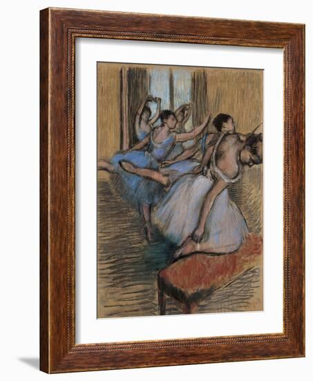 The Dancers, c.1900-Edgar Degas-Framed Giclee Print