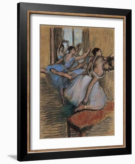 The Dancers, c.1900-Edgar Degas-Framed Giclee Print