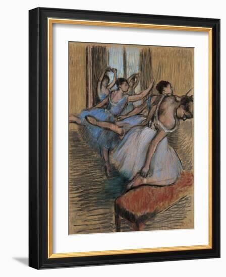 The Dancers, c.1900-Edgar Degas-Framed Giclee Print