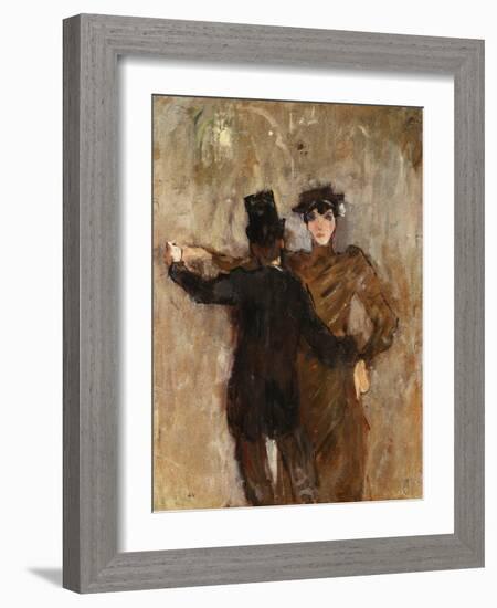 The Dancers; Les Danseurs, (Oil on Canvas)-Louis Valtat-Framed Giclee Print