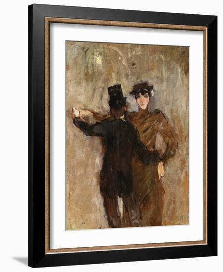 The Dancers; Les Danseurs, (Oil on Canvas)-Louis Valtat-Framed Giclee Print