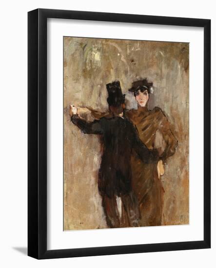 The Dancers; Les Danseurs, (Oil on Canvas)-Louis Valtat-Framed Giclee Print