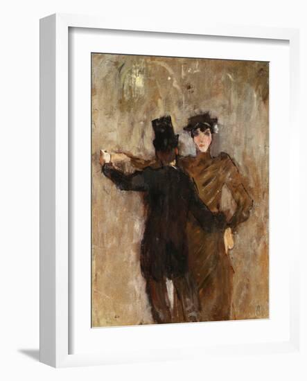 The Dancers; Les Danseurs, (Oil on Canvas)-Louis Valtat-Framed Giclee Print