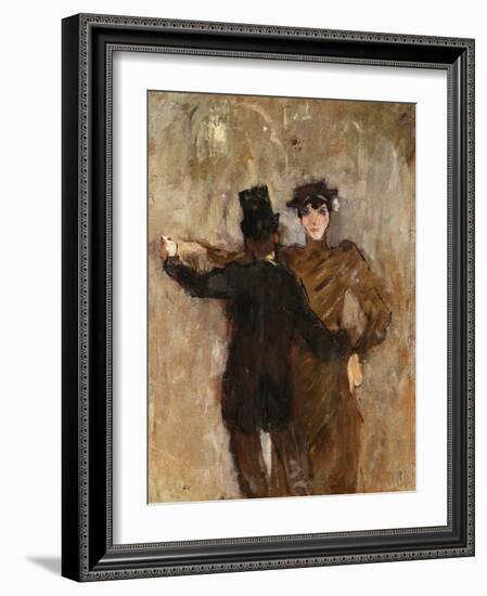 The Dancers; Les Danseurs, (Oil on Canvas)-Louis Valtat-Framed Giclee Print