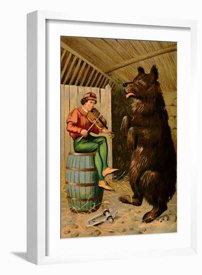 'The Dancing Bear', 1901-Edward Henry Wehnert-Framed Giclee Print