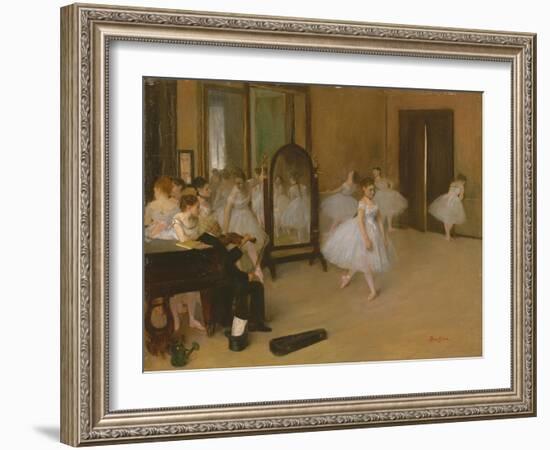 The Dancing Class, c.1871-Edgar Degas-Framed Giclee Print