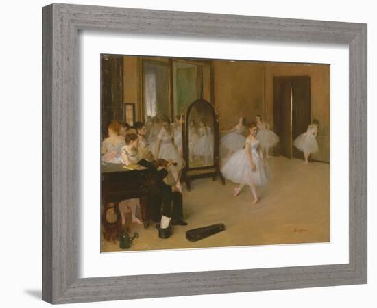 The Dancing Class, c.1871-Edgar Degas-Framed Giclee Print