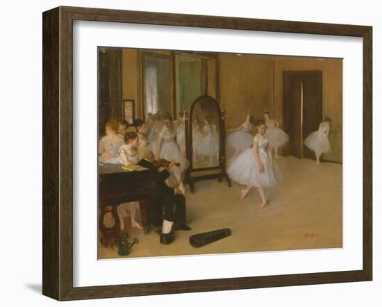 The Dancing Class, c.1871-Edgar Degas-Framed Giclee Print