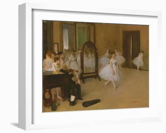 The Dancing Class, c.1871-Edgar Degas-Framed Giclee Print