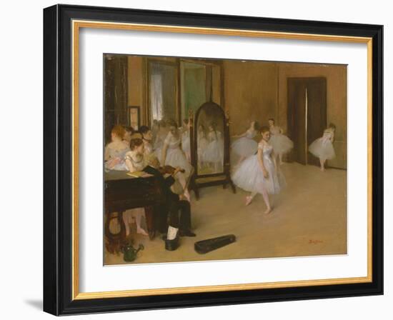 The Dancing Class, c.1871-Edgar Degas-Framed Giclee Print