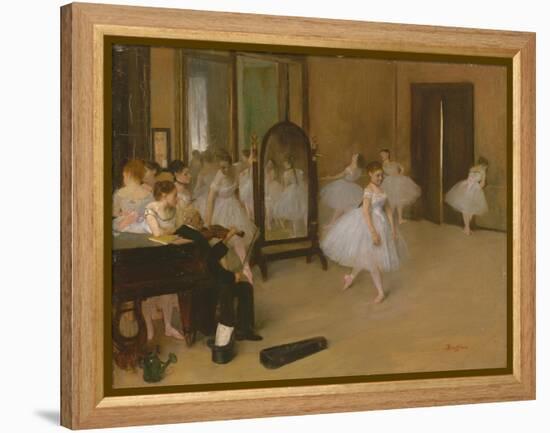 The Dancing Class, c.1871-Edgar Degas-Framed Premier Image Canvas