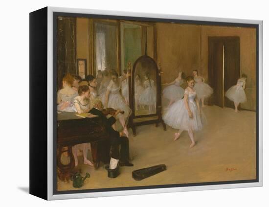 The Dancing Class, c.1871-Edgar Degas-Framed Premier Image Canvas