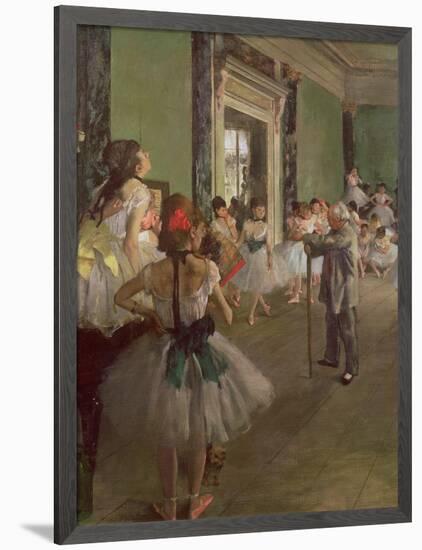 The Dancing Class, circa 1873-76-Edgar Degas-Framed Premium Giclee Print