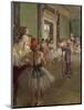 The Dancing Class, circa 1873-76-Edgar Degas-Mounted Premium Giclee Print