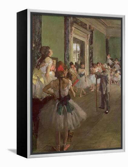 The Dancing Class, circa 1873-76-Edgar Degas-Framed Premier Image Canvas