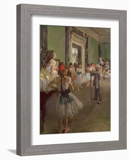 The Dancing Class, circa 1873-76-Edgar Degas-Framed Giclee Print