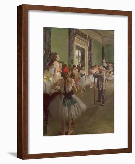 The Dancing Class, circa 1873-76-Edgar Degas-Framed Giclee Print