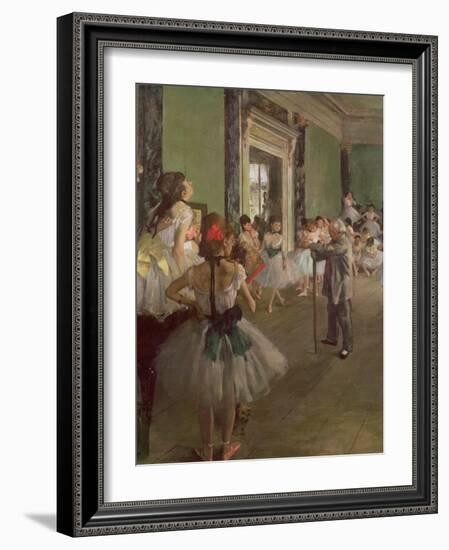 The Dancing Class, circa 1873-76-Edgar Degas-Framed Giclee Print