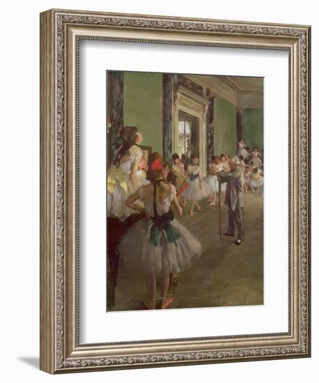 The Dancing Class, circa 1873-76-Edgar Degas-Framed Giclee Print
