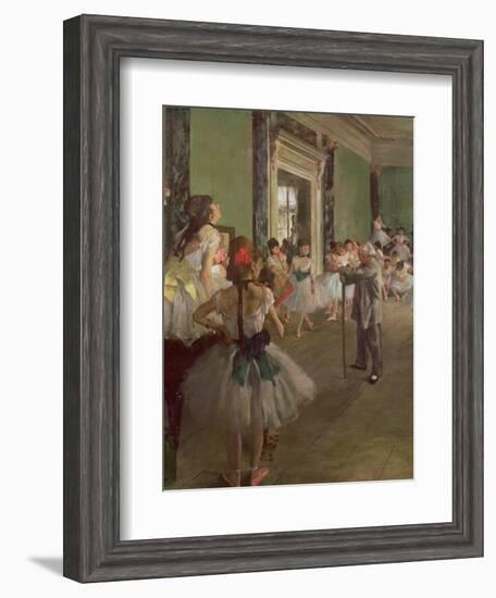 The Dancing Class, circa 1873-76-Edgar Degas-Framed Giclee Print