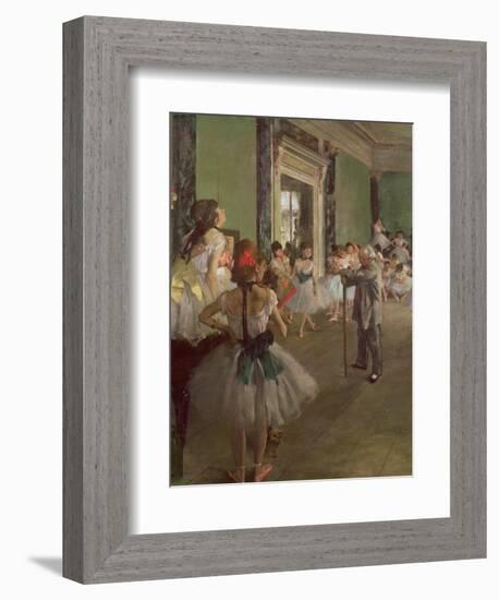 The Dancing Class, circa 1873-76-Edgar Degas-Framed Giclee Print