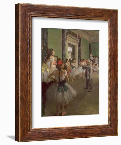 The Dancing Class, circa 1873-76-Edgar Degas-Framed Giclee Print