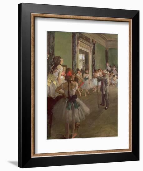 The Dancing Class, circa 1873-76-Edgar Degas-Framed Giclee Print