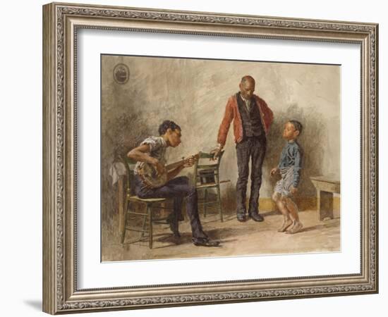 The Dancing Lesson, 1878-Thomas Cowperthwait Eakins-Framed Giclee Print