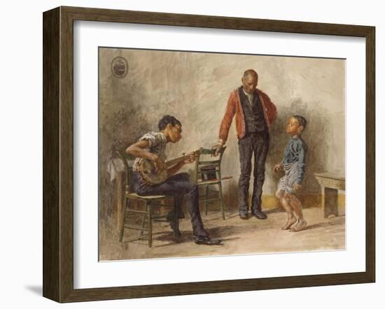 The Dancing Lesson, 1878-Thomas Cowperthwait Eakins-Framed Giclee Print