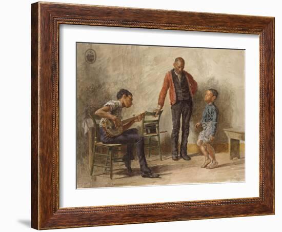 The Dancing Lesson, 1878-Thomas Cowperthwait Eakins-Framed Giclee Print