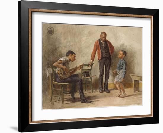 The Dancing Lesson, 1878-Thomas Cowperthwait Eakins-Framed Giclee Print