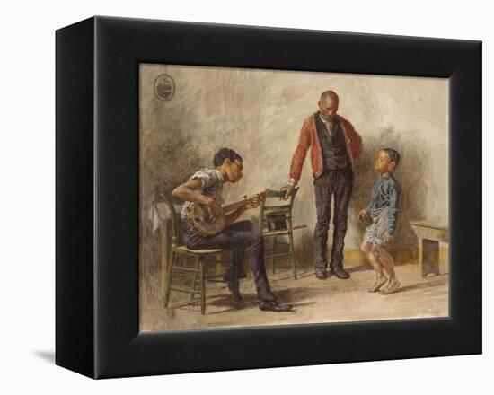 The Dancing Lesson, 1878-Thomas Cowperthwait Eakins-Framed Premier Image Canvas