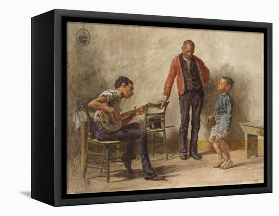 The Dancing Lesson, 1878-Thomas Cowperthwait Eakins-Framed Premier Image Canvas