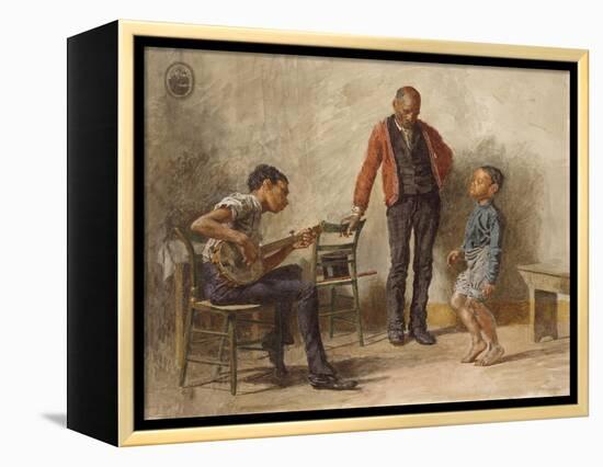 The Dancing Lesson, 1878-Thomas Cowperthwait Eakins-Framed Premier Image Canvas