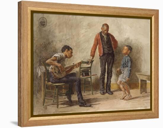 The Dancing Lesson, 1878-Thomas Cowperthwait Eakins-Framed Premier Image Canvas