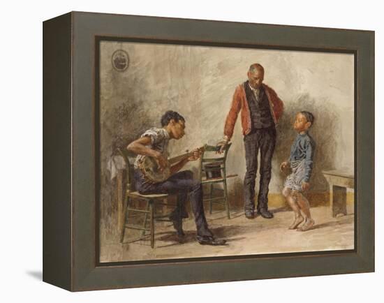 The Dancing Lesson, 1878-Thomas Cowperthwait Eakins-Framed Premier Image Canvas
