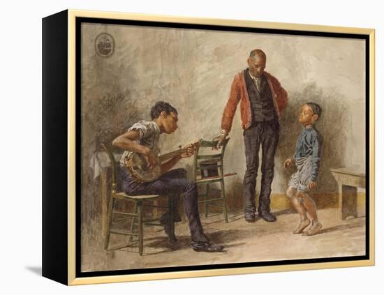 The Dancing Lesson, 1878-Thomas Cowperthwait Eakins-Framed Premier Image Canvas