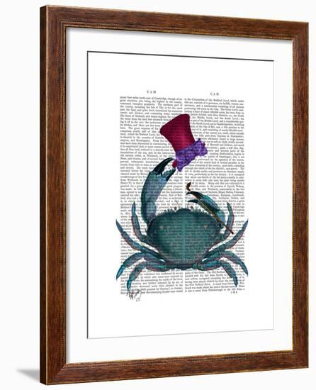 The Dandy Crab-Fab Funky-Framed Art Print