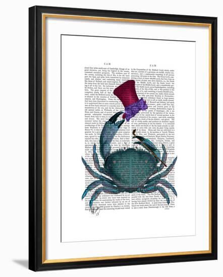 The Dandy Crab-Fab Funky-Framed Art Print