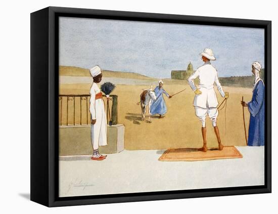 The Dandy Tourist', 1908-Lance Thackeray-Framed Premier Image Canvas
