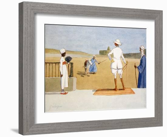 The Dandy Tourist', 1908-Lance Thackeray-Framed Giclee Print