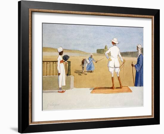 The Dandy Tourist', 1908-Lance Thackeray-Framed Giclee Print