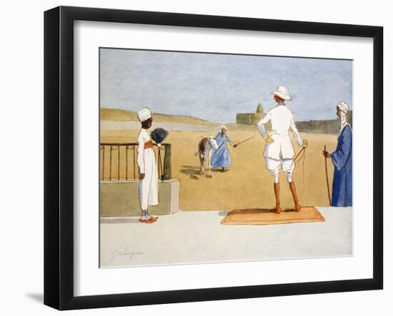 The Dandy Tourist', 1908-Lance Thackeray-Framed Giclee Print