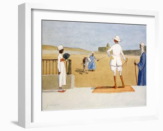 The Dandy Tourist', 1908-Lance Thackeray-Framed Giclee Print