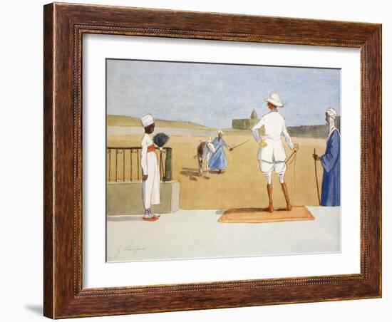 The Dandy Tourist, from 'The Light Side of Egypt', 1908-Lance Thackeray-Framed Giclee Print