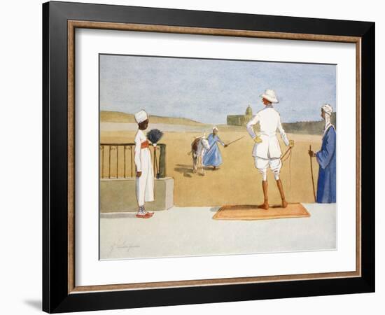 The Dandy Tourist, from 'The Light Side of Egypt', 1908-Lance Thackeray-Framed Giclee Print