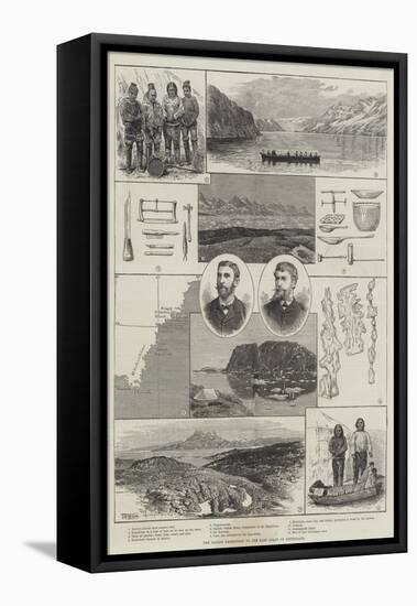 The Danish Expedition to the East Coast of Greenland-Thomas Harrington Wilson-Framed Premier Image Canvas