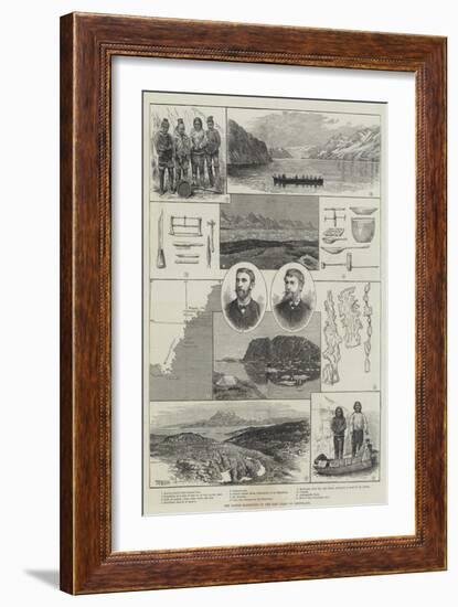 The Danish Expedition to the East Coast of Greenland-Thomas Harrington Wilson-Framed Giclee Print