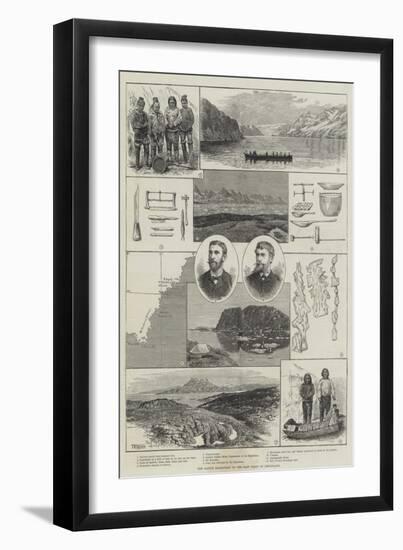 The Danish Expedition to the East Coast of Greenland-Thomas Harrington Wilson-Framed Giclee Print